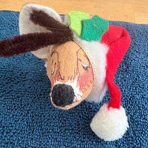 Vintage Reindeer Head - No Box Annalee Christmas Ornaments, 1981